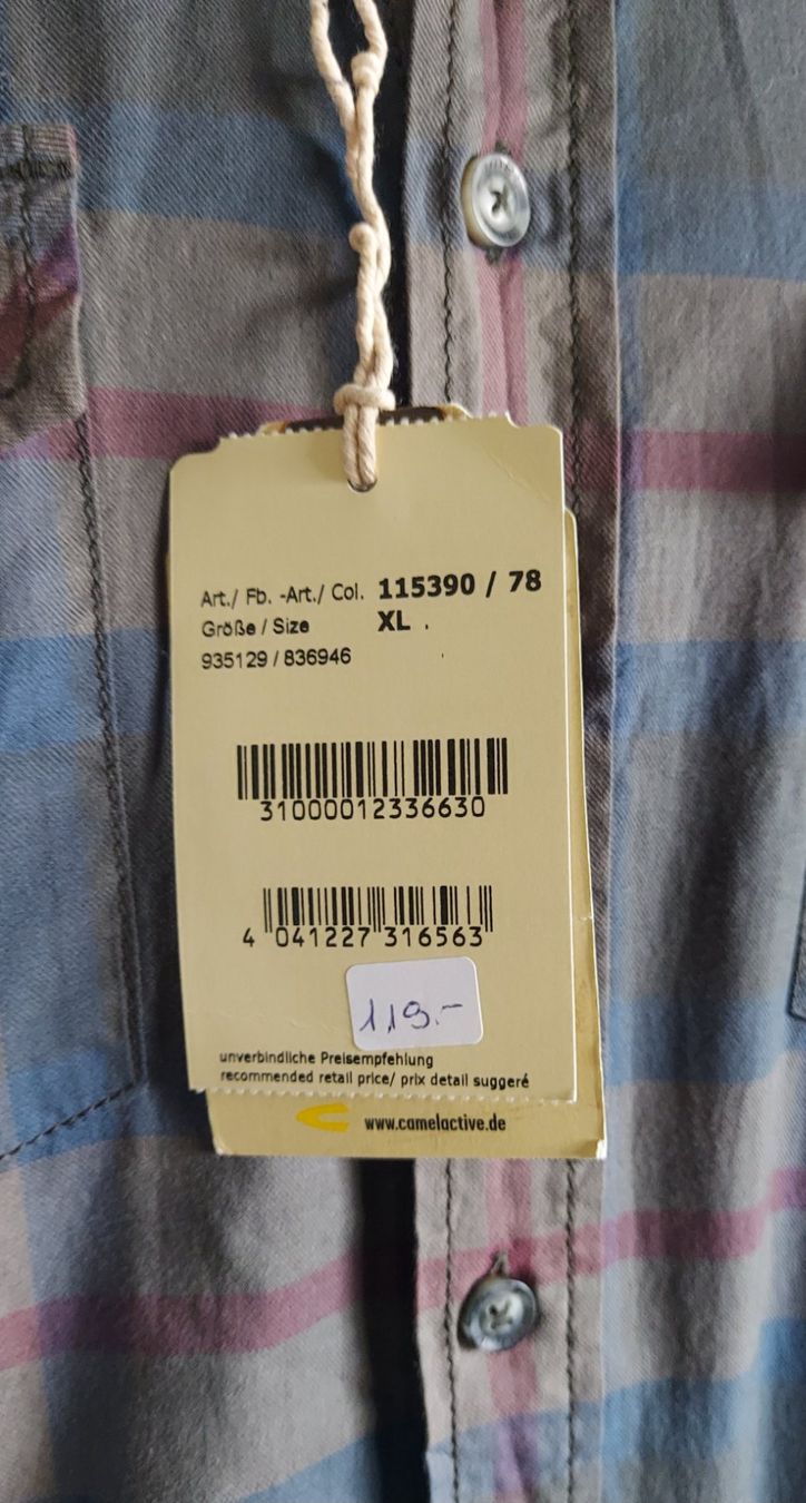 Hemden: Neues Camel Active Herren Hemd Gr. XL – Neu und originalverpackt aus Basel von Mazzo84 1