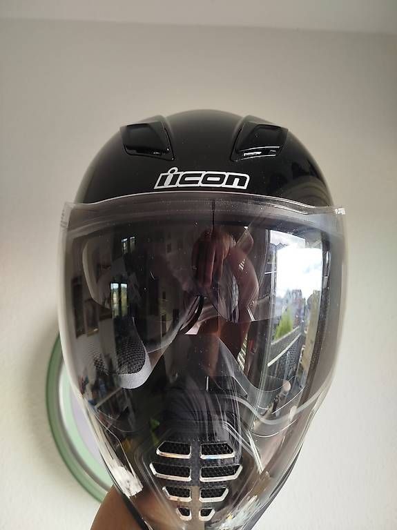 Caschi & visiere: Motohelm ICON AIRFLITE black – Usato da Rupperswil venduto da Viland_Dann 2