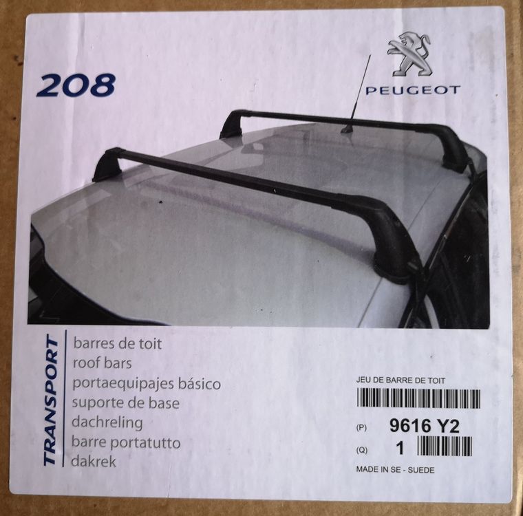 Barres de toit pour Peugeot 208, année 2016 Kaufen auf Ricardo