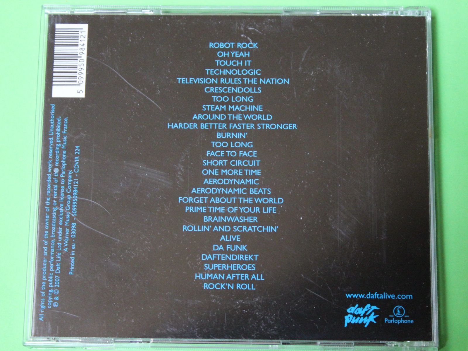 CD: Daft Punk - Alive 2007 CD Guter Zustand – Usato da Tübach venduto da JamesStone 2