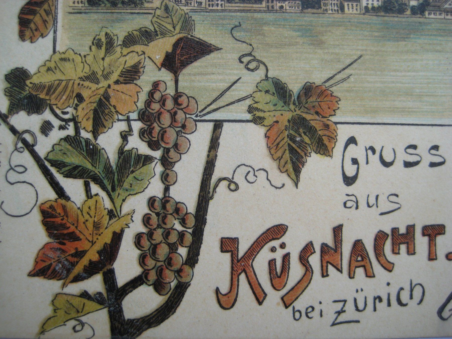 Cartoline postali: AK Küsnacht  Kt. ZH – Usato da Freienbach venduto da retlaw02 1