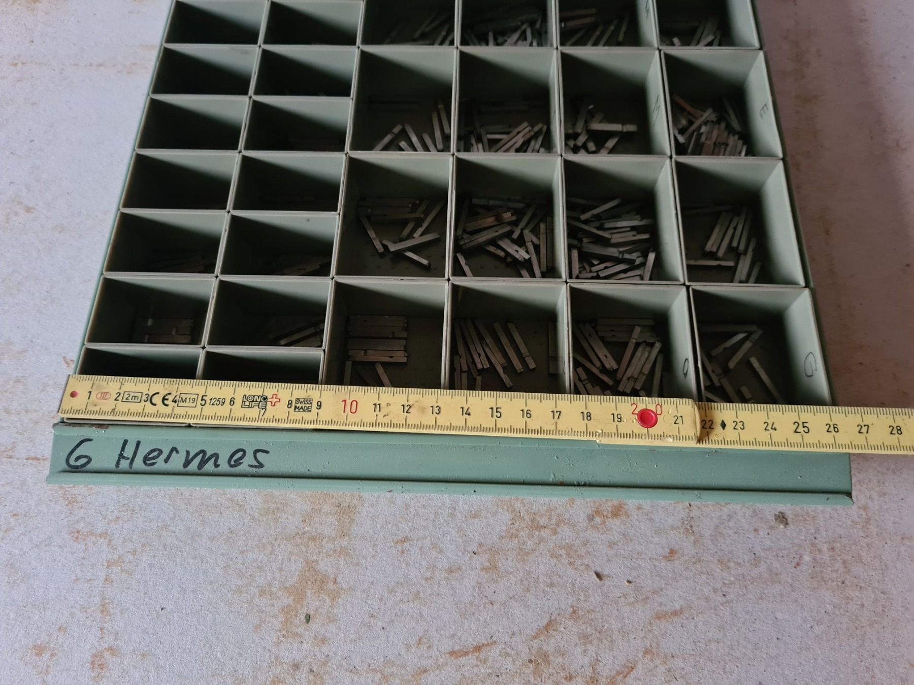 Alle Werkzeuge: Bleisatz Buchstaben Letterpress Hermes 6 – Gebraucht aus Escholzmatt von FuyuIgloo 1