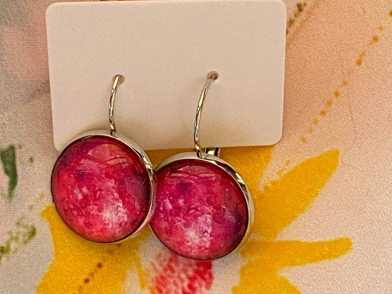 Orecchini pendenti & Orecchini a lobo: OHRHÄNGER PINK-DAMEN – Nuovo e nell'imballaggio originale da Meienried venduto da ManuelaBoutique 1