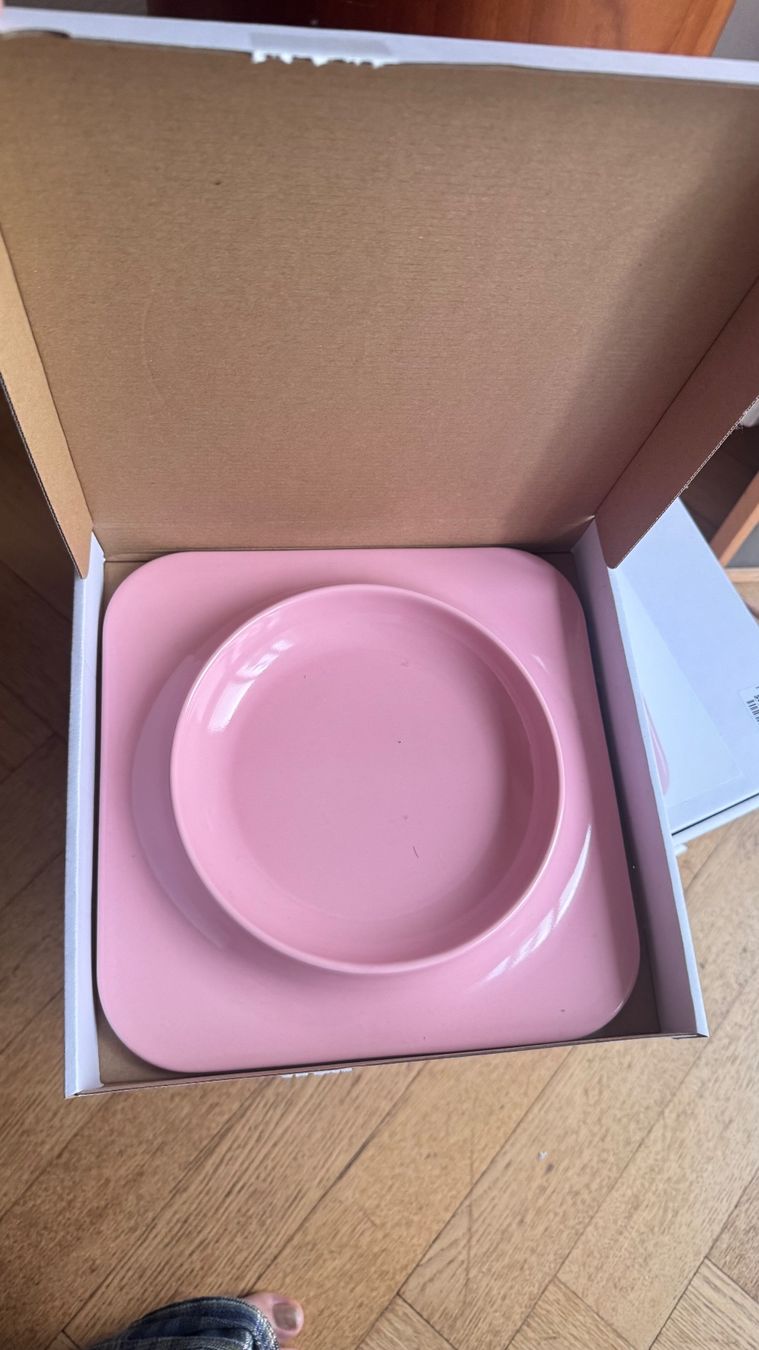 Teller: Gustaf Westman x Ikea Vinterfint Teller rosa – Neu und originalverpackt aus Zürich von I.Friedli 1