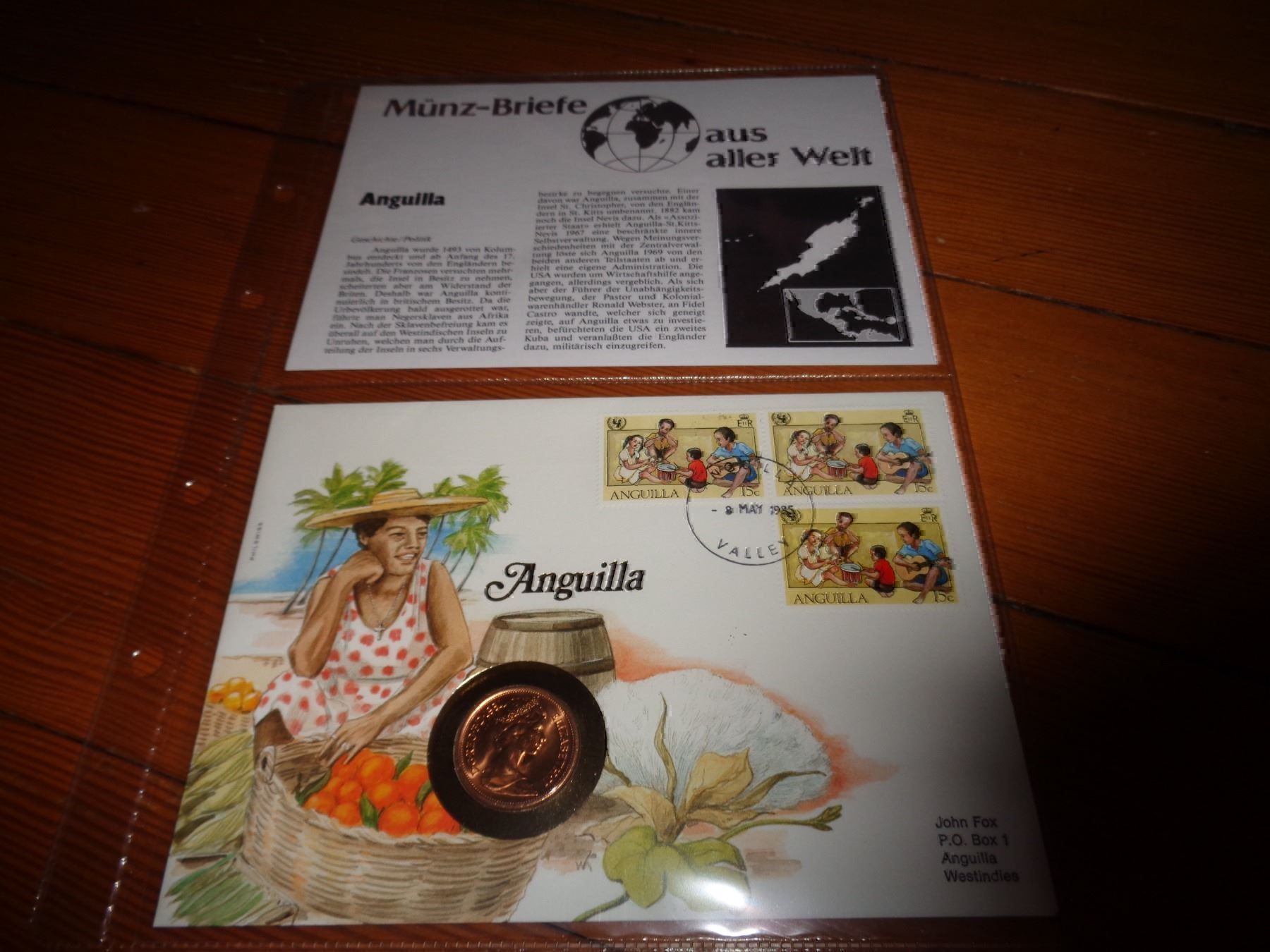 Tutti le monete: Münzbrief Anguilla – Usato da Olten venduto da Disc-Verkauf
