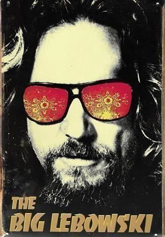 Insegne: Rusty Blechschild-THE BIG LEBOWSKI – Nuovo e nell'imballaggio originale da Rupperswil venduto da big-one-sale