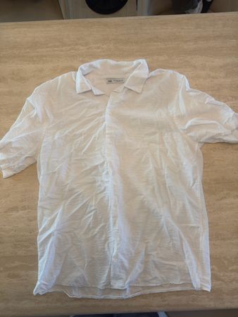 Zara Herrenhemd, weiss, Gr. XL, Sommerhemd, Top Zustand