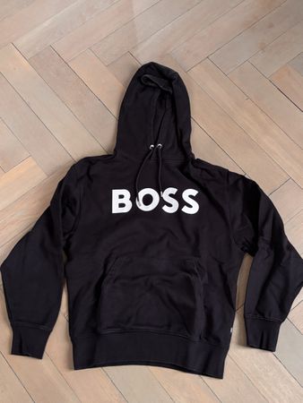 Hugo Boss Black Cotton Hoodie - Size M - Great Condition