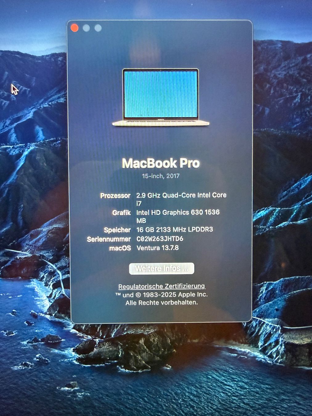 Apple Notebook: MacBook Pro 15 2017 Defekte Radeon GPU – Difettoso da Erlenbach ZH venduto da max_296m 6