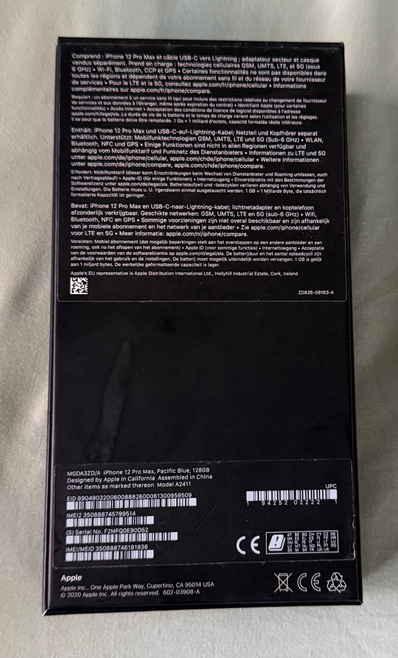 Apple Handys / Smartphones: iphone 12 Pro max – Gebraucht aus Wilihof von Tribun5 3