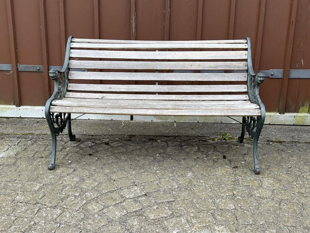 Antike Eisen Gartenbank Kaufen auf Ricardo