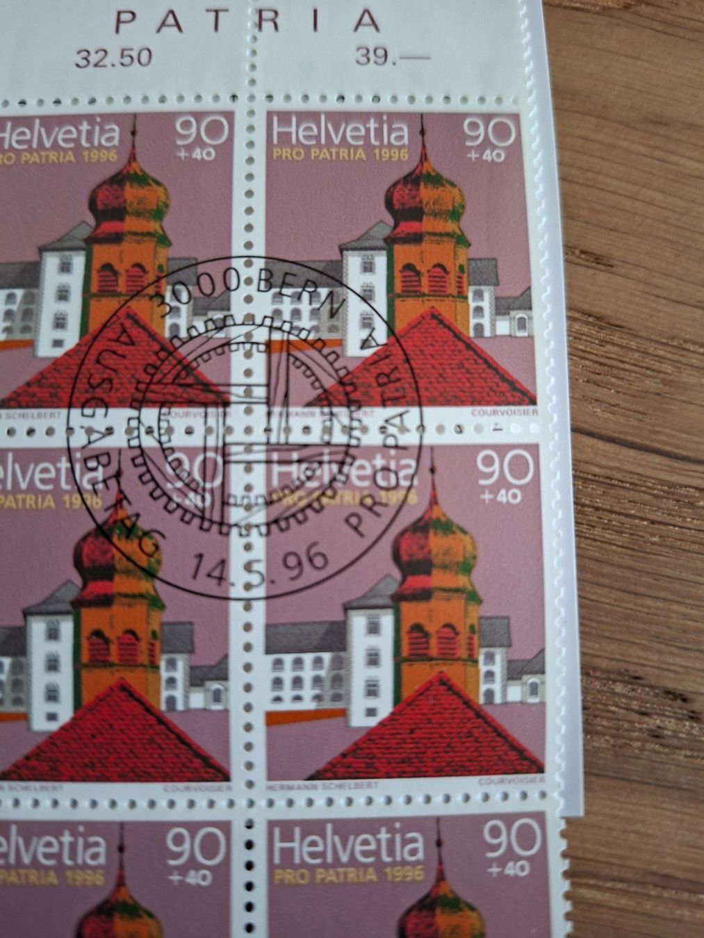 Alle Briefmarken: Markenheftchen: Pro Patria 1996 – Neu (gemäss Beschreibung) aus Hinterkappelen von 1399 3
