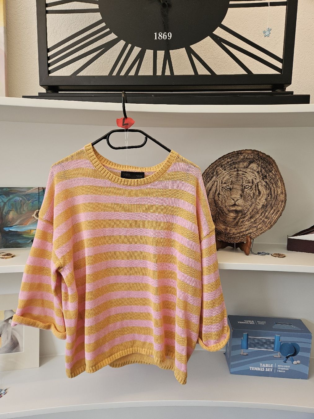 Zara Maglioni & Felpe: Zara Pullover gestreift gelb rosa Grösse L  – Nuovo (secondo la descrizione) da Anwil venduto da nomolnoi