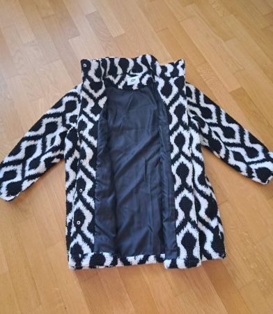 Winterjacke Schwarz/Weiss