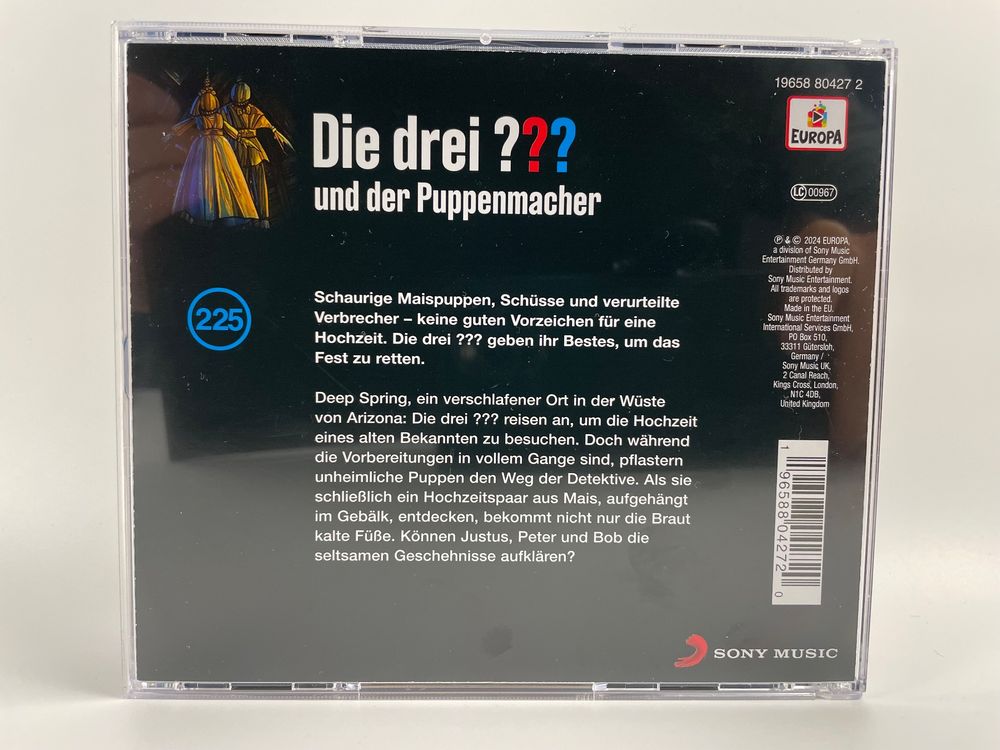 CD Die Drei Fragezeichen der Puppenmacher 225 Kaufen auf Ricardo
