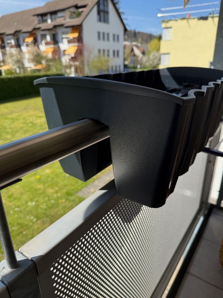 Vasi per fiori: NEU Geländerkasten | Balkonkasten Anthrazit – Nuovo e nell'imballaggio originale da Fällanden venduto da LetiRobi 3
