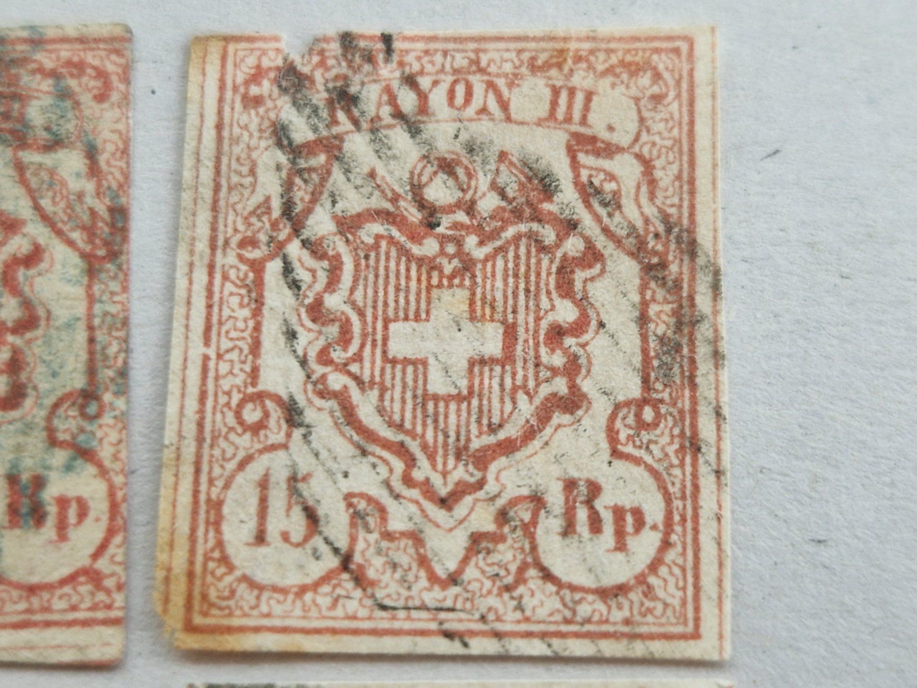Alle Briefmarken: Rayon 20, 4 St., ab 1.- – Gebraucht aus Burgdorf von Glossy01 2