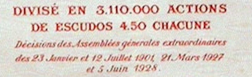 Dokumente: Companhia do Mossamedes SA - 1928 – Gebraucht aus Solothurn von Sgasche 1