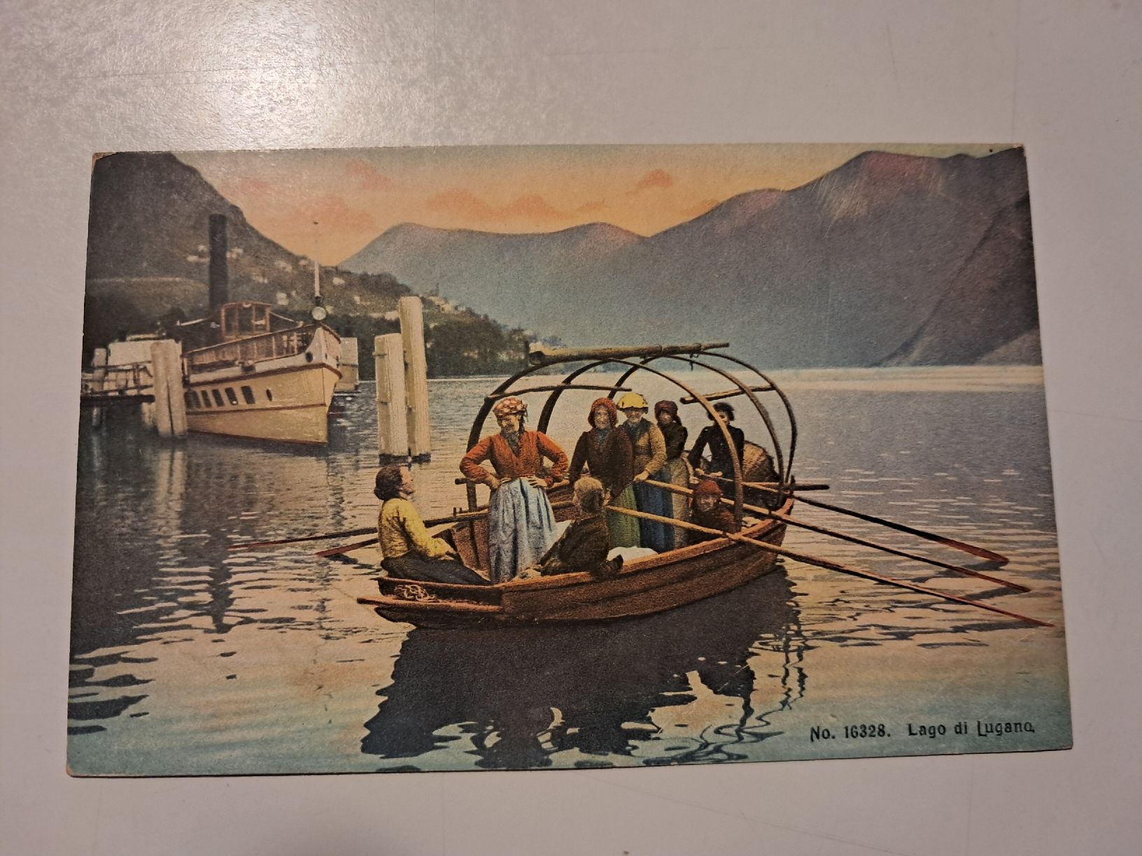 Cartes postales: lago di Lugano  – D'occasion à Gorduno par ema_7yhp