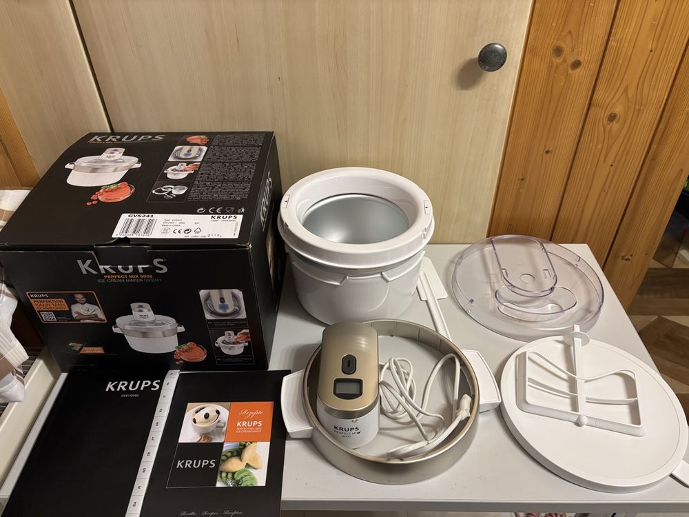 Glacemaschine Krups Perfect Mix 9000 wie NEU in OVP (Neu (gemäss