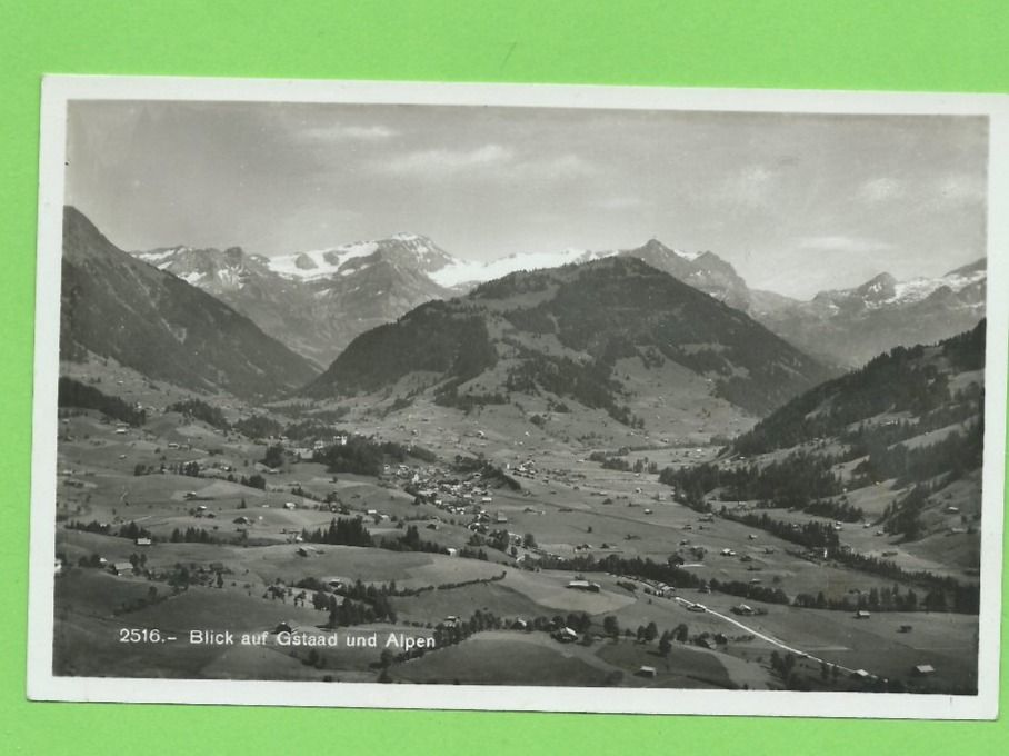 Cartoline postali: Blick auf Gstaad und Alpen – Nuovo (secondo la descrizione) da Zürich venduto da t24_de