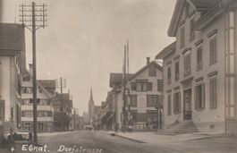 Echtfotokarte Ebnat Dorfstrasse