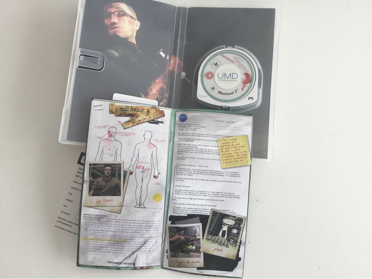 Sony Giochi: Manhunt 2 Pal PSP cib en français – Usato da Pully venduto da PongDayOne 4