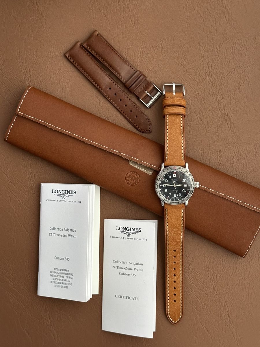 Longines Orologi: Longines Lindbergh Worldtimer Swissair - Full Set – Nuovo (secondo la descrizione) da Schaanwald venduto da travelintime01 7