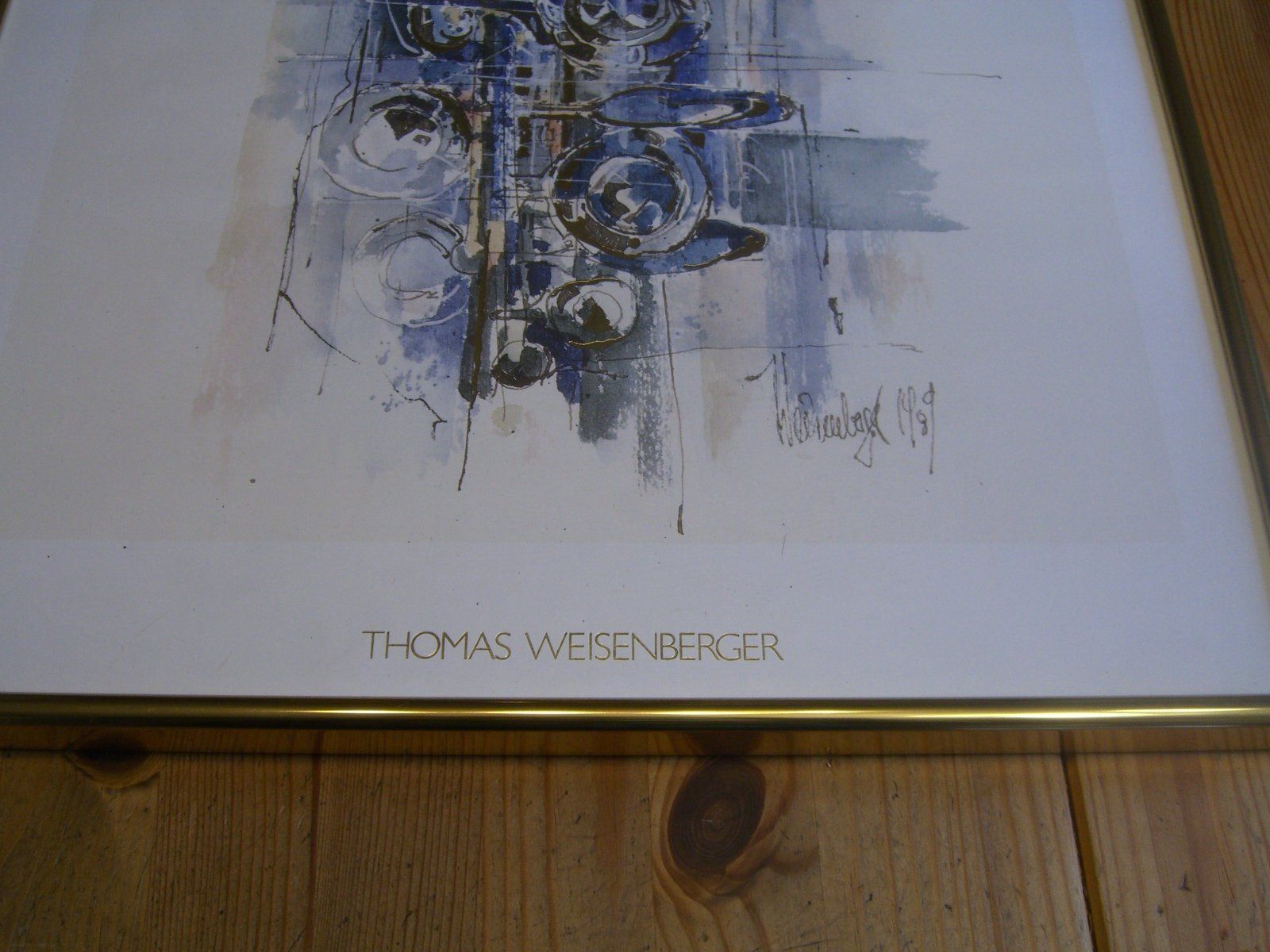 Foto & Immagini: Kunstdruck T.Weisenberger "Querflöte" 98 – Usato da Winterthur venduto da Gaia 1
