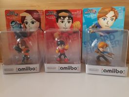 3x amiibo Mii Fighter