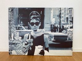 Leinwandbild 60x80cm schwarz- weis