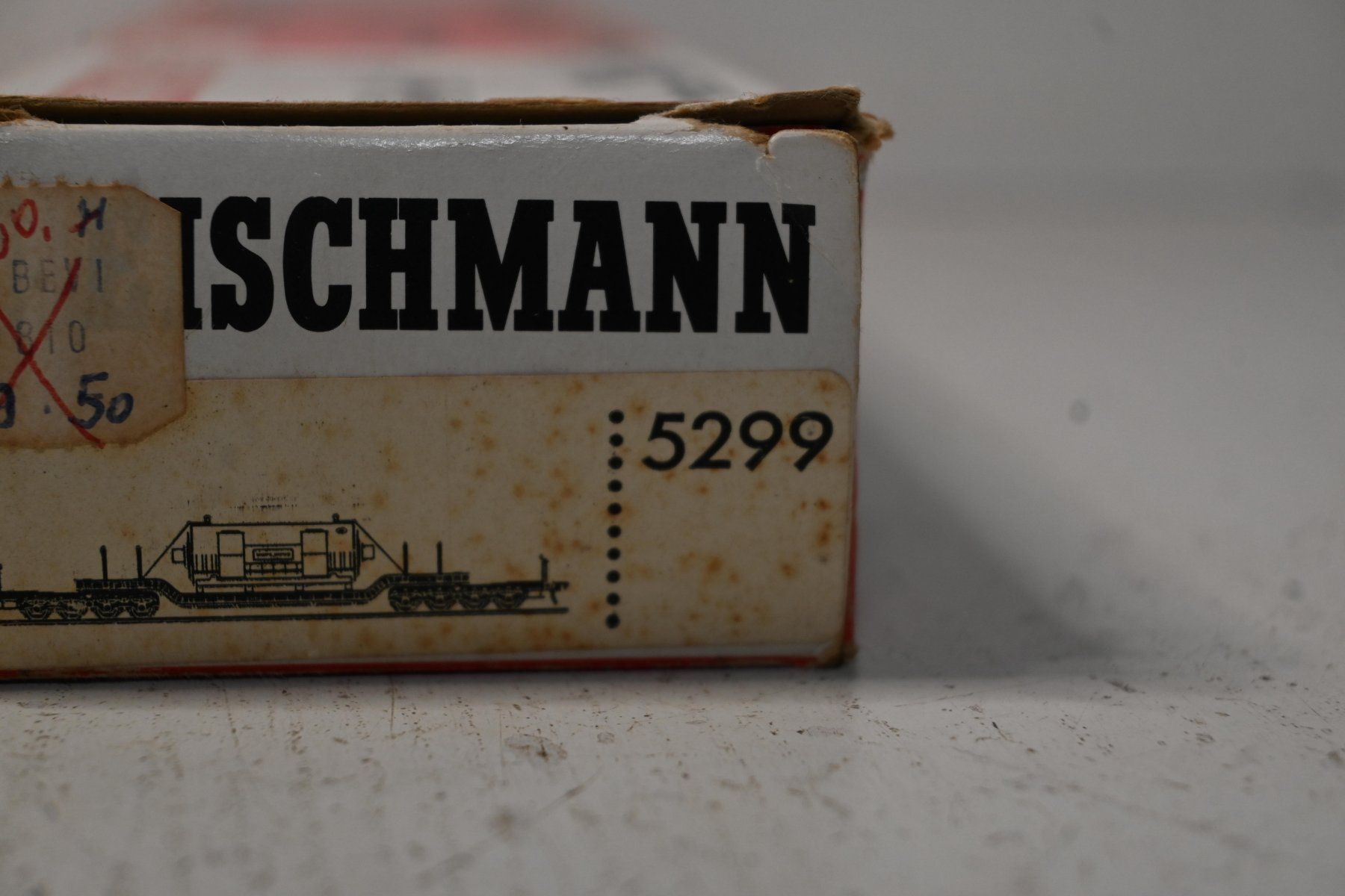 Fleischmann Modellini di ferrovie: Güterwaggon mit Transformator Brown Boveri FLM HO/DC OVP – Usato da Laupen ZH venduto da Zmoewe 3