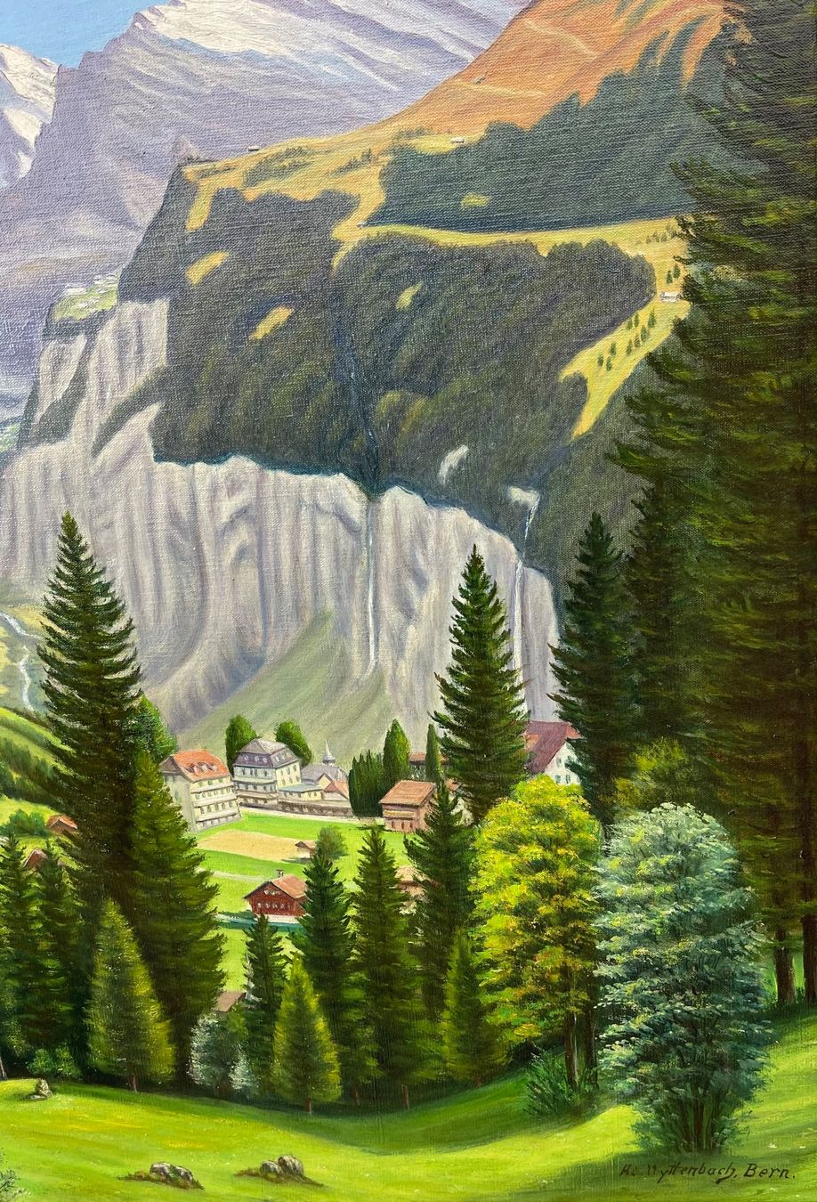 Dipinti: Wyttenbach Adolf (1875-1954) – Usato da Grosshöchstetten venduto da Perle1951 2