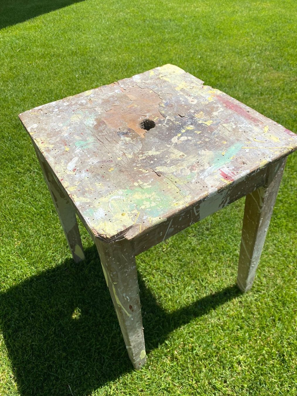 Sgabelli: Shabby chic Holzhocker vintage, Hocker, Taburettli,  retro – Usato da Otelfingen venduto da Markthalle_C 1