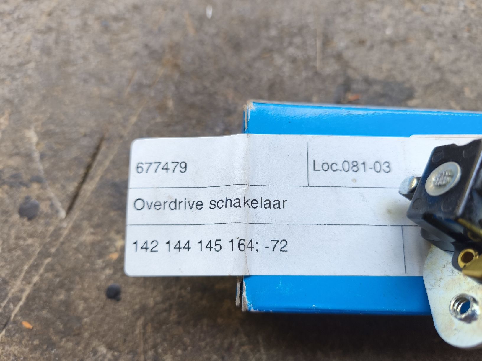 Volvo Alle Autoersatzteile: Volvo 140 164 -72 Overdriveschalter Neu – Neu (gemäss Beschreibung) aus Ernetschwil von Volvo0815 2