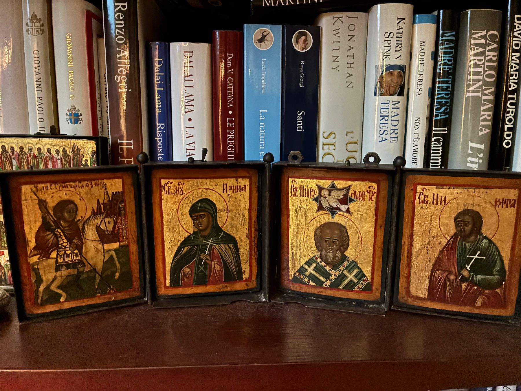 Gemälde: Icona antica da viaggio, a libro – Gebraucht aus Savosa von Fransis