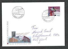 CH FDC Einzelmarke 2001