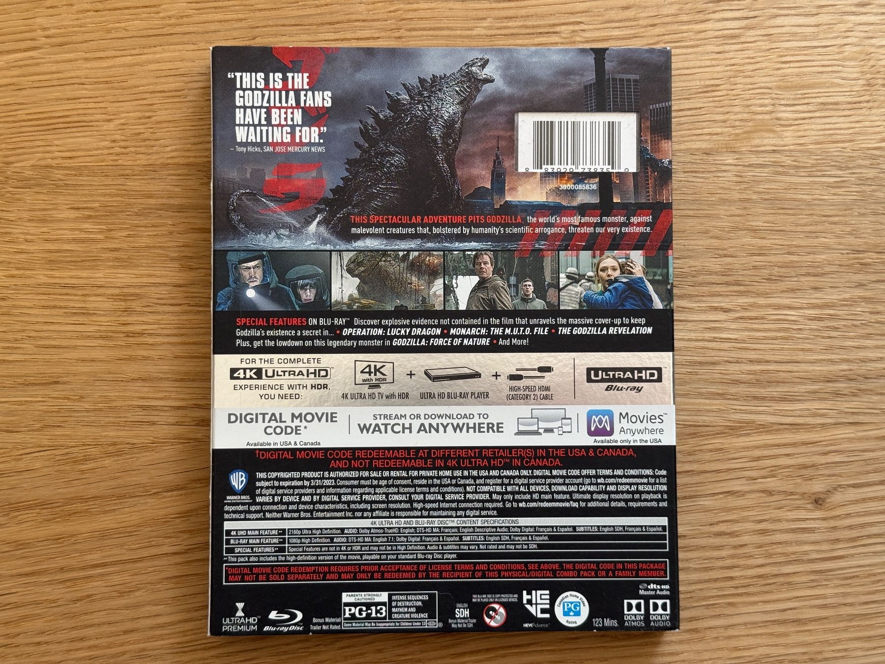 Tutti i DVDs: Godzilla 4K Bluray – Usato da Wallisellen venduto da Art_Vendorlay 1