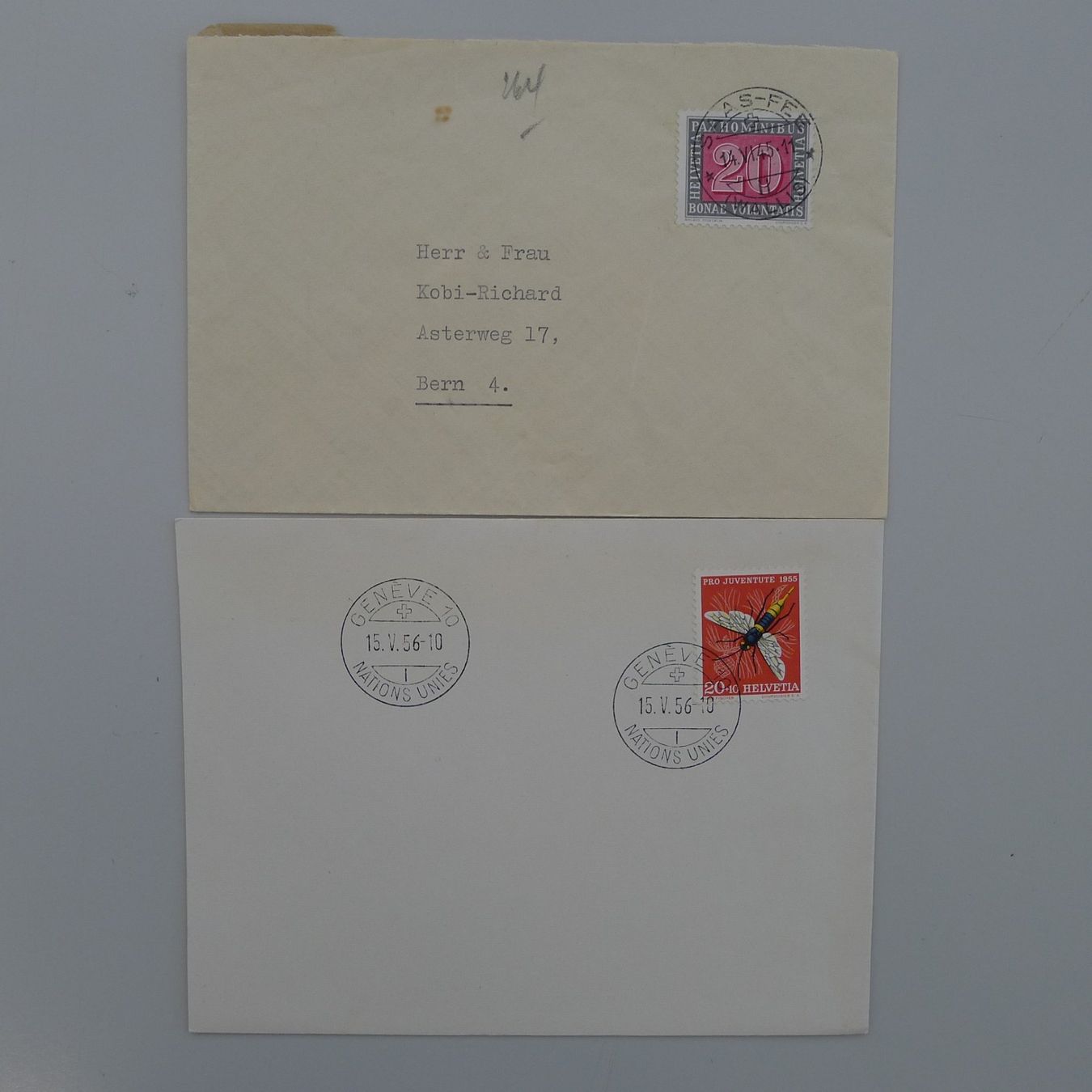Tous les timbres: 1913-1958, 20 saubere Briefe mit schönen Stempeln, günstig ! – D'occasion à Sursee par Luzernerraute 3