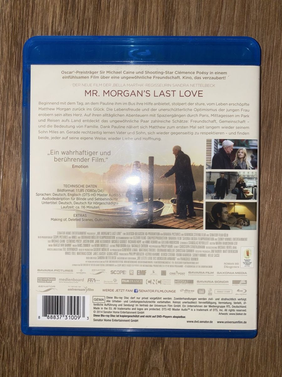 Tutti i DVDs: Mr. Morgan's Last Love - Blu-ray – Usato da Rüschlikon venduto da Granulat204 1