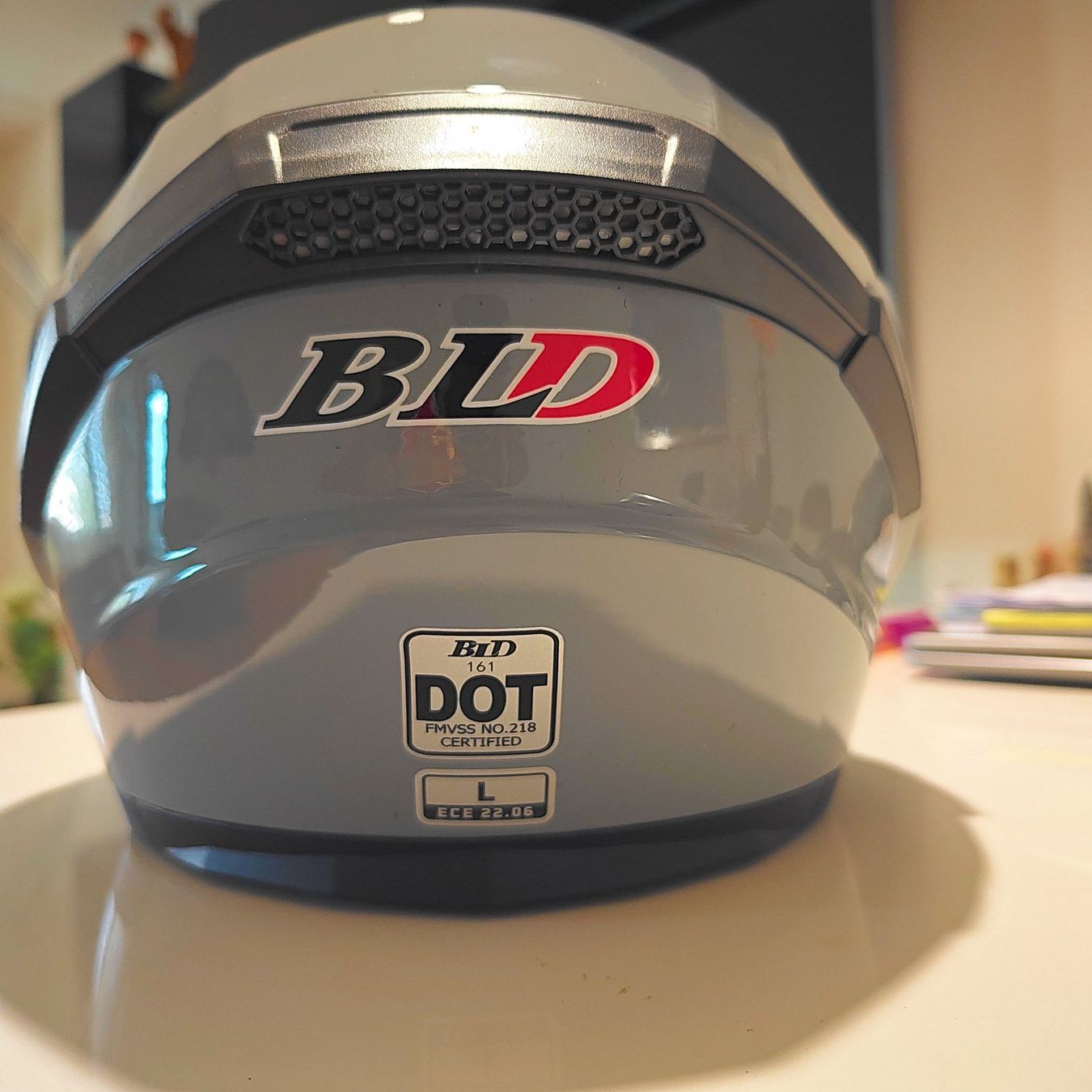 Caschi & visiere: Motorrad Klapphelm BLD Doppelvisier Helm Grau Silber Maximal – Nuovo e nell'imballaggio originale da Suhr venduto da sjay.Cv 3