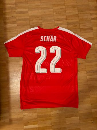 2016-17 SCHWEIZ NATI TRIKOT SCHÄR #22 SIZE L