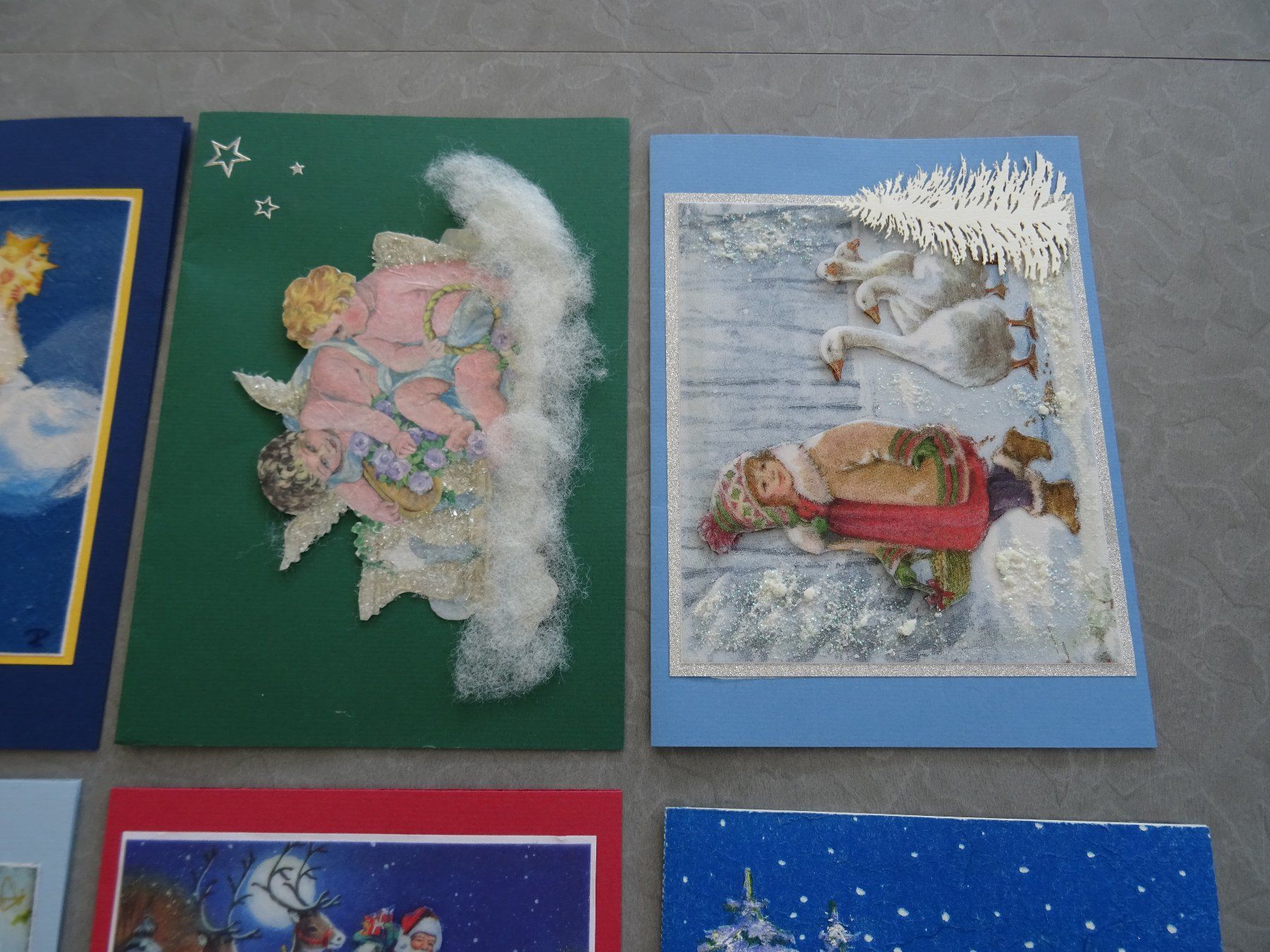 Cartoline: 11 Weihnachtskarten handarbeit – Nuovo (secondo la descrizione) da Rothrist venduto da heinrich1966 2