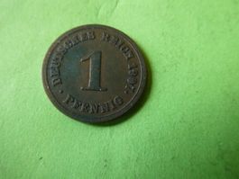 Dt. Reich 1907 G, 1 Pfennig