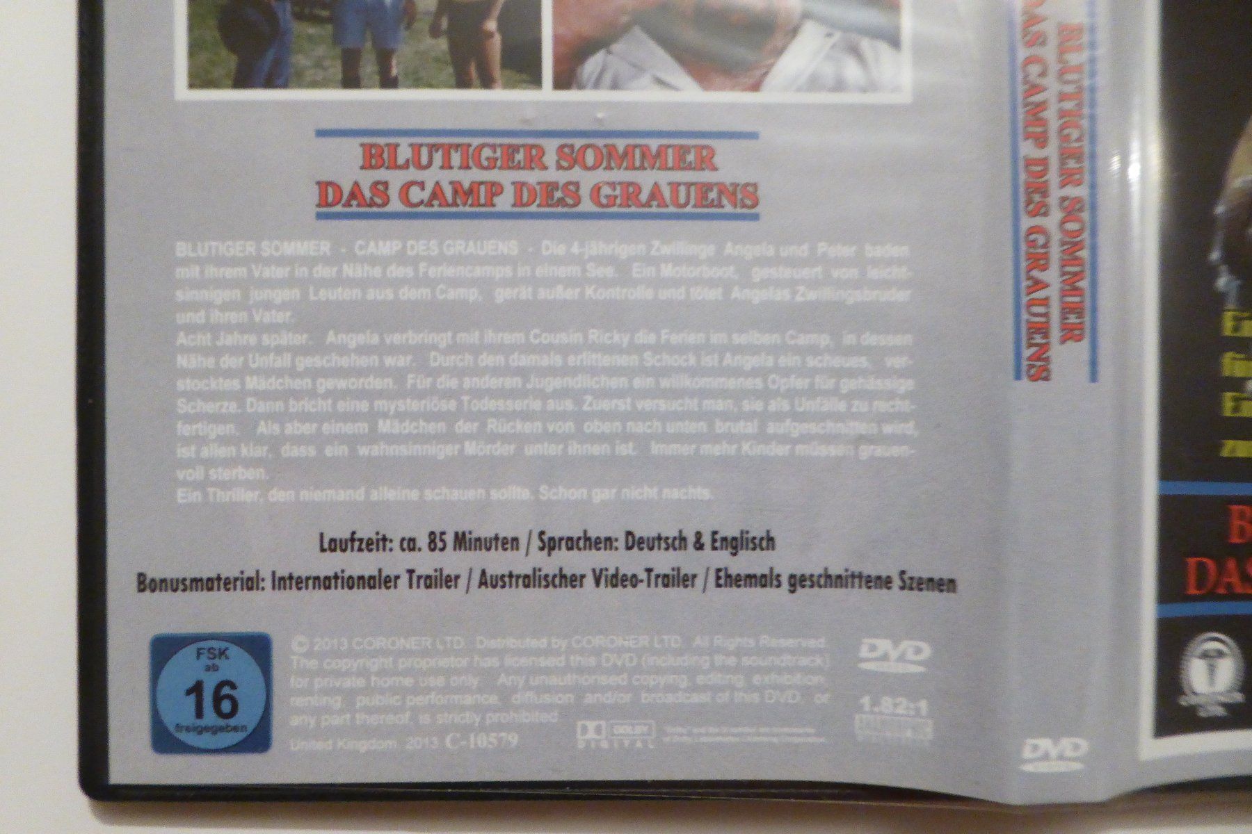Tous les DVDs: DVD Sleepaway Camp des Grauens – D'occasion à Allschwil par Summelsarium 2
