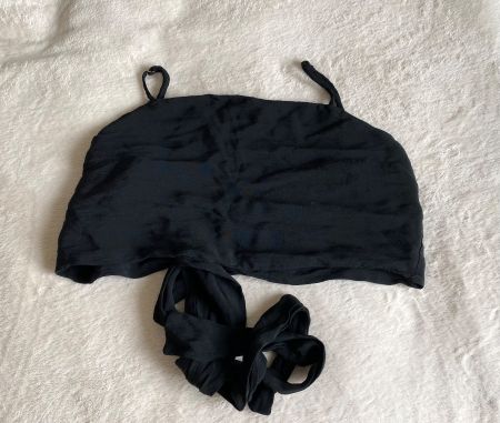 Brandy Melville Top Crop Oberteil Bluse Shirt Bändel