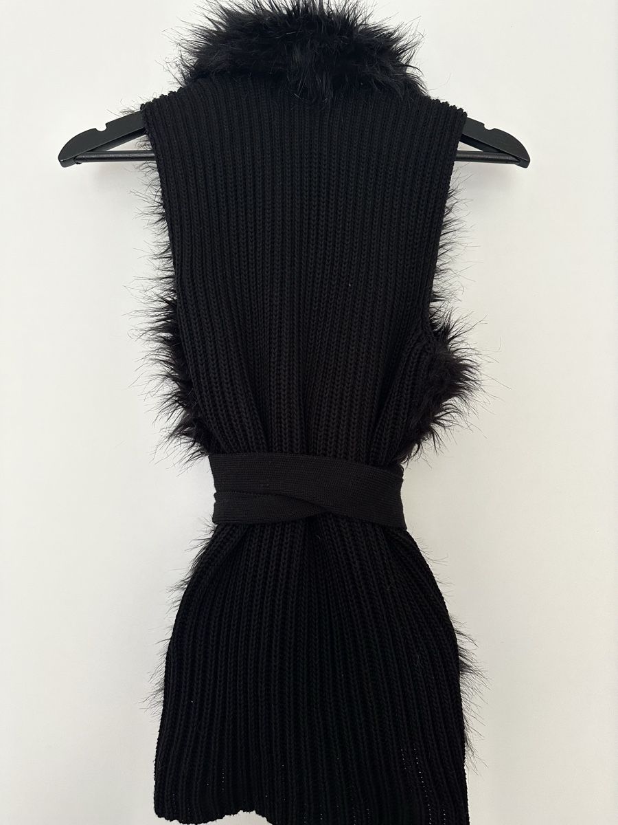 Gilet & Giacche senza maniche: Schwarze Kunstfellweste AMISU Gr. 36, Herbst Winter – Nuovo (secondo la descrizione) da unterentfelden venduto da leyla08 3