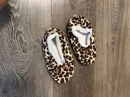 Hausschuhe Leopard One Size