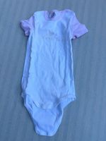 Sanetta Body Gr. 74, kurzarm, weiss-rosa