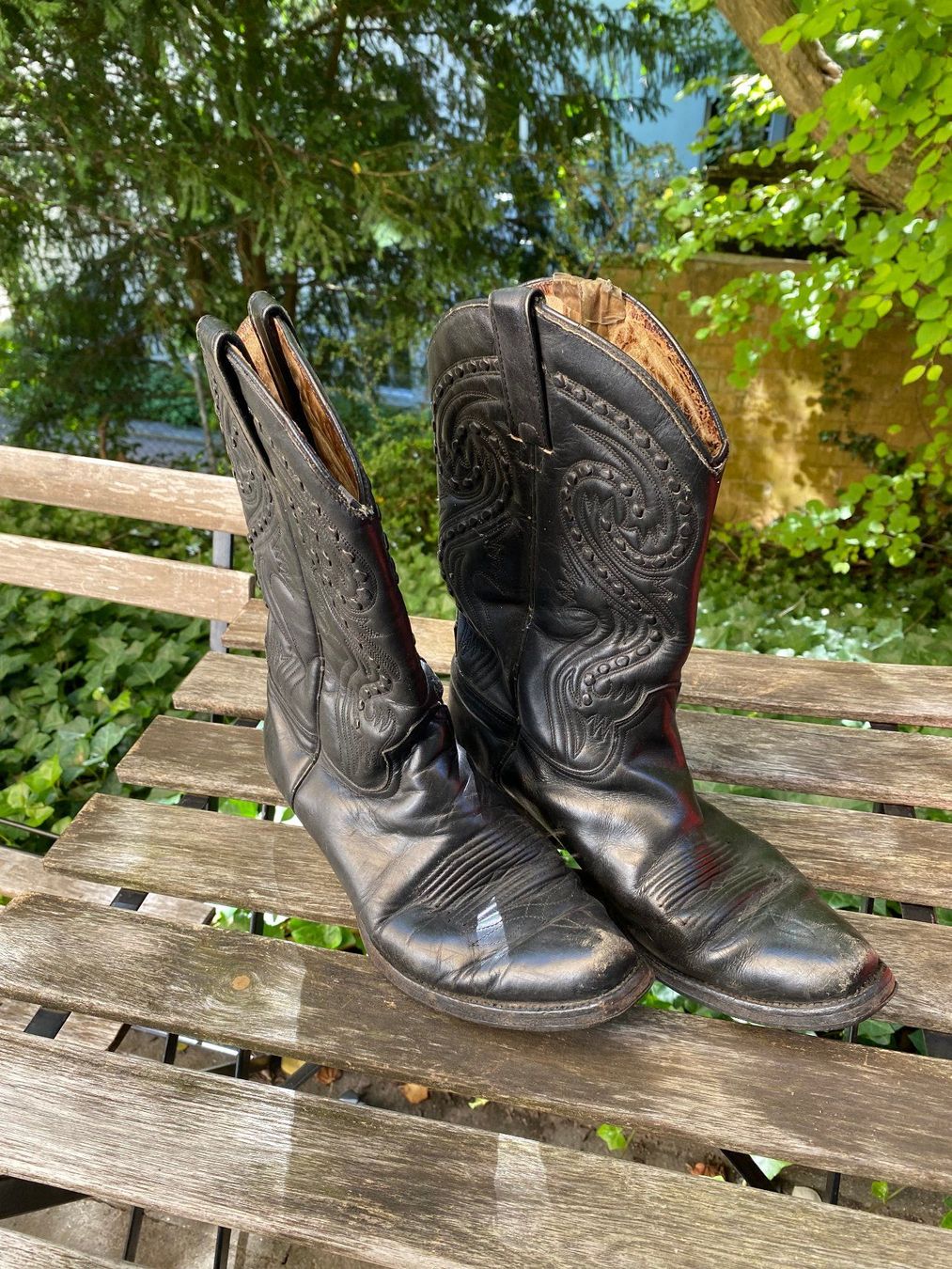 Herrenschuhe: Original gebrauchte Cowboy Stiefel Leder Diverse Grössen – Gebraucht aus Zürich von Pyramid1
